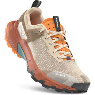 Men's SALEWA Pedroc 2 Trail Running Shoes - OATMEAL/BOMBAY BROWN