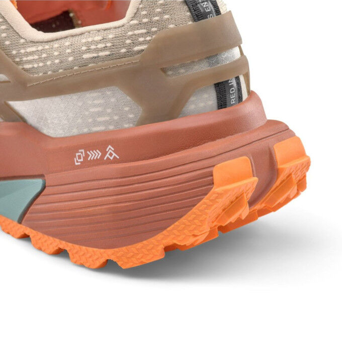 Men's SALEWA Pedroc 2 Trail Running Shoes - OATMEAL/BOMBAY BROWN
