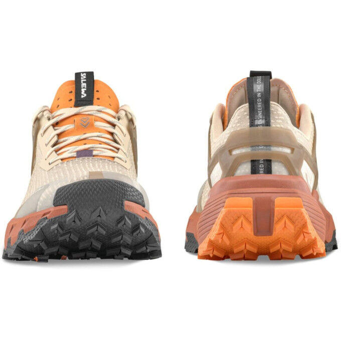 Men's SALEWA Pedroc 2 Trail Running Shoes - OATMEAL/BOMBAY BROWN