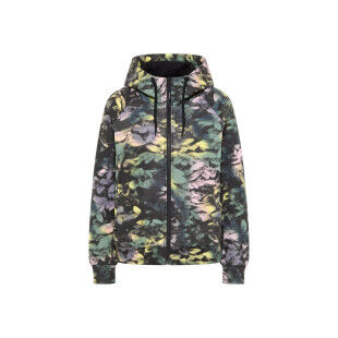 Ragwear Fllawia Print: Vegane Damenjacke mit Kapuze im Streetwear-Stil