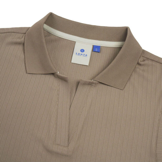 Polo sans manches Femme Luhta Innopuro - Sable : confort et liberté de mouvement