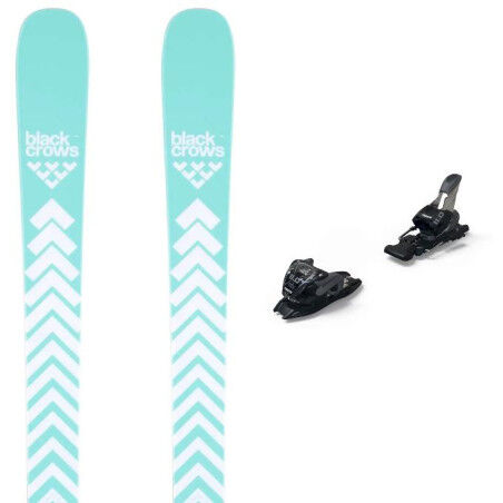 Black Crows CAPTIS BIRDIE ski pack + bindings : Colour - Turquoise, Ski size - 160