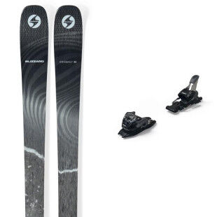 Set da sci Blizzard ANOMALY 84 + attacchi : Colore - NERO/GRIGIO, Dimensioni dello sci - 176