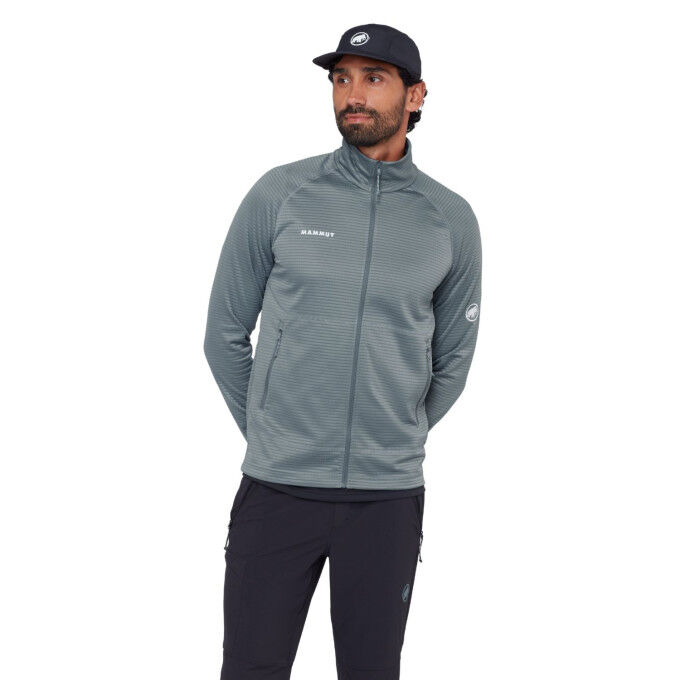 Mammut Crag ML Strata : veste polaire homme respirante et recyclée