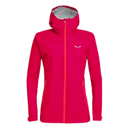 Chaqueta de senderismo para mujer SALEWA Puez Aqua 3 PTX - ROSA ROJO