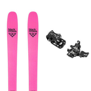 Pack de skis Black Crows CORVUS FREEBIRD + fix : Couleur - Pink, Taille des skis - 183