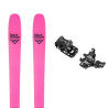 Set da sci Black Crows CORVUS FREEBIRD + attacco : Colore - Rosa, Dimensioni dello sci - 183