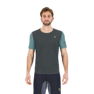 Tee-shirt Karpos Ledro Homme Urban/Mineral Blue : légèreté et fraîcheur