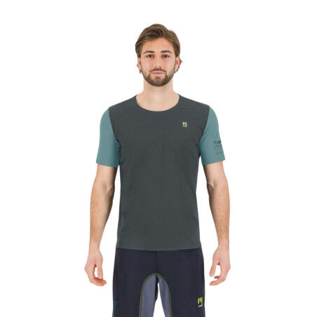 Tee-shirt Karpos Ledro Homme Urban/Mineral Blue : légèreté et fraîcheur