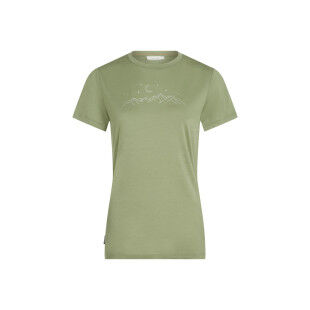 Icebreaker 150 Tech Lite Sparkling Stars Women's T-shirt: versatile merino comfort