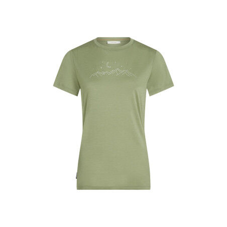 Icebreaker 150 Tech Lite Sparkling Stars Damen-T-Shirt: vielseitiger Merino-Komfort