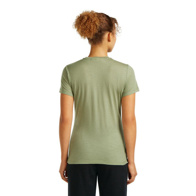 Camiseta para mujer Icebreaker 150 Tech Lite Sparkling Stars: comodidad merino versátil