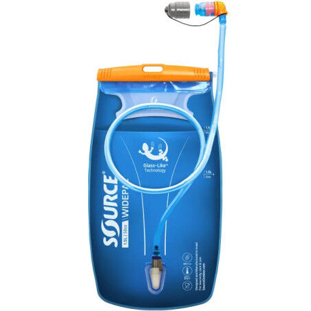 Poche à eau hydratation Source WIDEPAC 1.5L Bleu-Rouge
