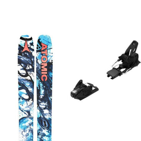 Pack of Atomic BENT CHETLER 120 skis + bindings : Colour - BLACK/MUCO, Ski size - 184