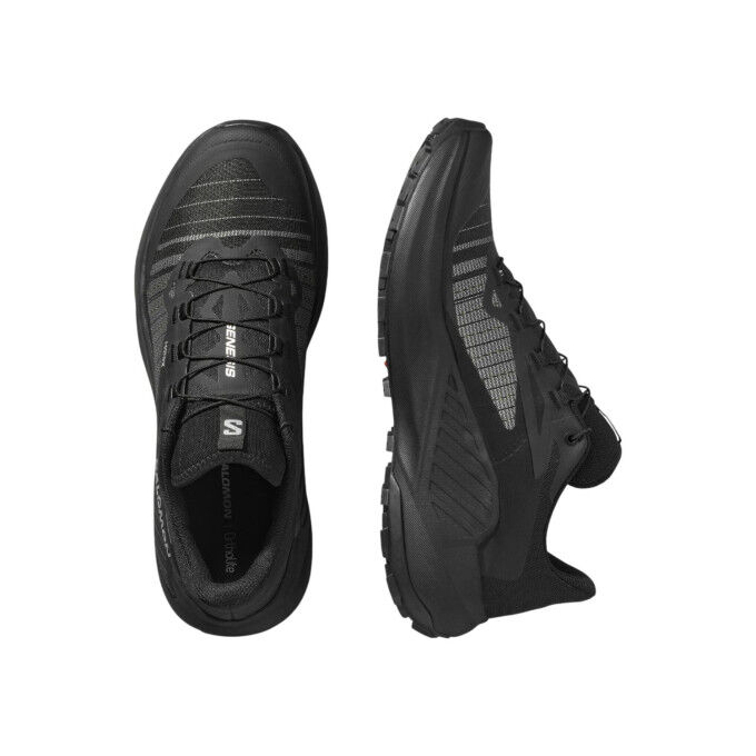Zapatillas de trail para hombre SALOMON GENESIS - NEGRO/NEGRO/FTW SILVER