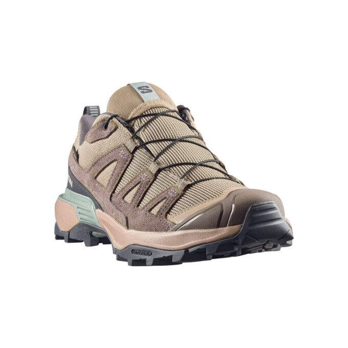Wanderschuhe SALOMON X ULTRA 360 LEATHER GTX - DSRTAN/IRON