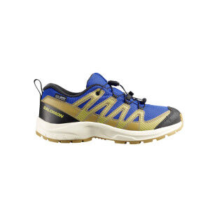 SALOMON XA PRO V8 WP Kids' Shoes - BLUING/ACID L/BLACK