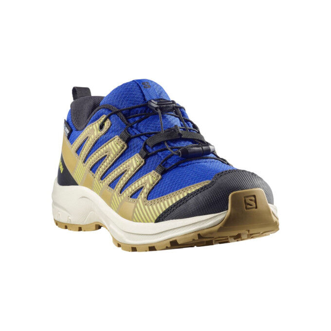 Kinderschuhe SALOMON XA PRO V8 WP – BLUING/ACID L/BLACK