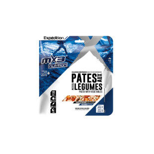 Pâtes aux petits légumes MX3 : repas lyophilisé rapide et gourmand