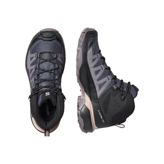 Chaussures de randonnée SALOMON X ULTRA 360 MID GTX W 9 - IRON/EXCA