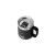 Yeti Rambler® 10 oz Stackable Mug – Black: hot coffee anywhere