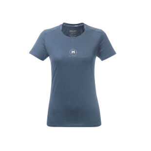 MILLET UBIC WOOL women's hiking T-shirt - CORONET BLUE