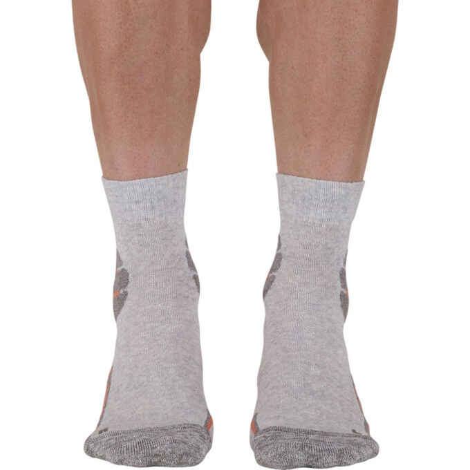 Calze da trekking in lino MONNET TREK LIN MID - GRIGIO OCR