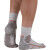 Wandersocken aus Leinen MONNET TREK LIN MID – OCHERGRAU