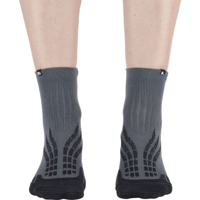 MONNET RUN X-LIGHT Unisex Running Socks - GRAY/BLACK