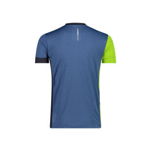 Tee-shirt 1/2 zip Homme CMP Trail Lime Green : légèreté et respirabilité