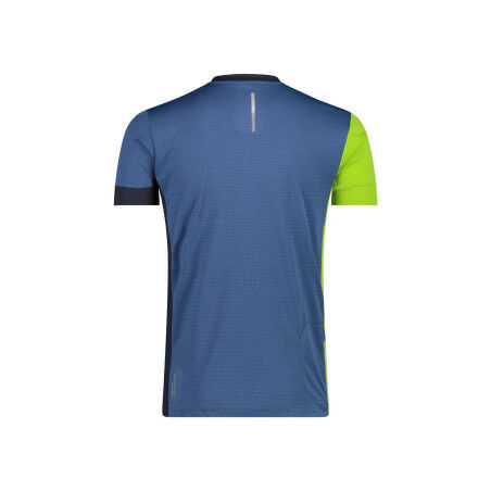 Tee-shirt 1/2 zip Homme CMP Trail Lime Green : légèreté et respirabilité