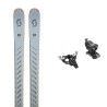 Zaino da sci SUPERGUIDE 88 B + attacchi di Scott W : Colore - Azzurro, Dimensioni dello sci - 160