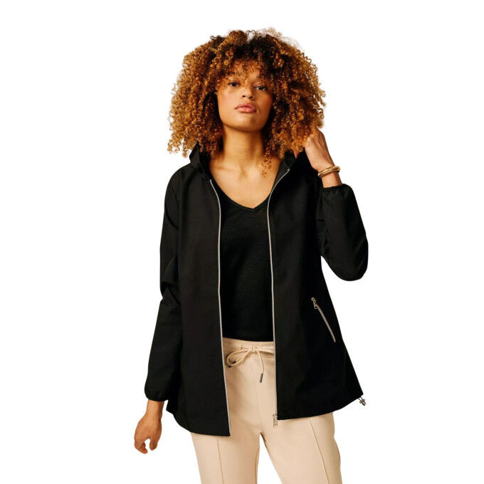 Sun Valley Yorrz Women's Windbreaker Jacket in Black: lightweight and protective