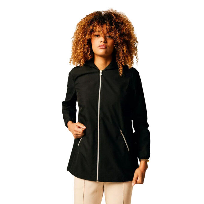 Chaqueta cortavientos para mujer Sun Valley Yorrz Negro: ligereza y protección