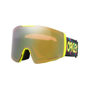 Oakley Fall Line L - Jaxson Black/Prizm Sage Gold: high-performance ski goggles