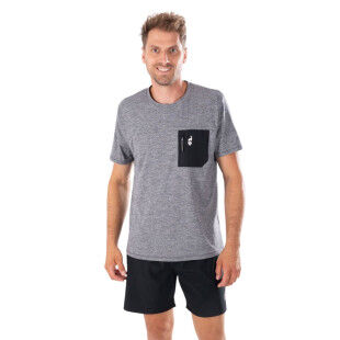 Maglietta sportiva da uomo AULP BRAIM - Grigio