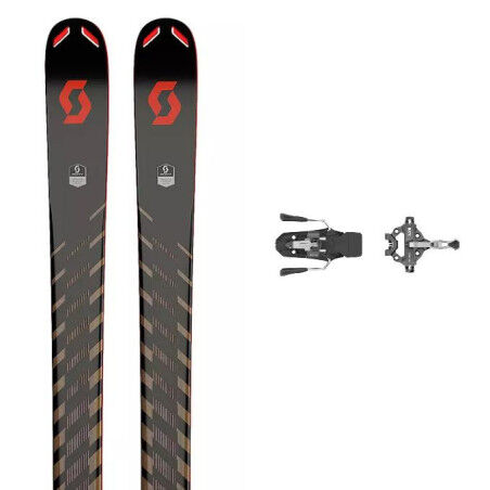 Pack de esquís de travesía Scott SUPERGUIDE 88 B + fijaciones : Color - Negro, Talla de esquí - 173