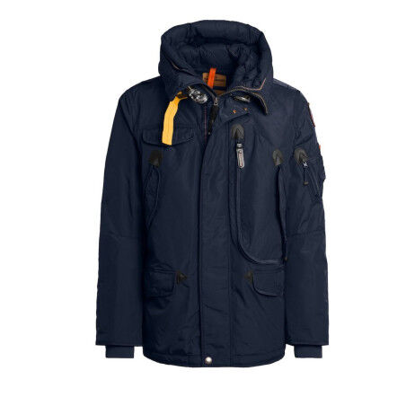 PARAJUMPERS Right Hand Men's Hooded Jacket - BLUE GRAPHITE