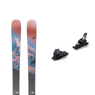 Nordica SANTA ANA 87 ski package + bindings : Colour - CORAIL/BLEU/NOIR, Ski size - 161