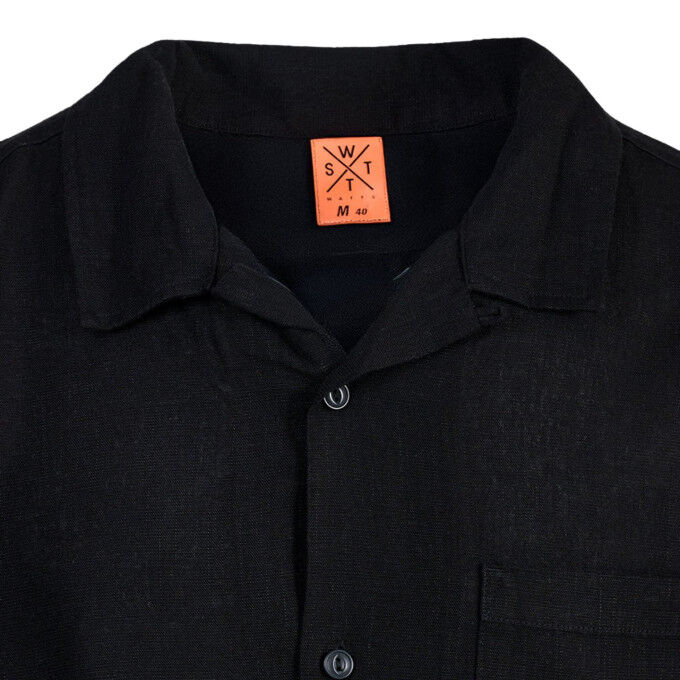 Watts Sancho Full Black Shirt: Limited-Edition Urban Elegance