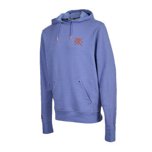 Sweat à capuche Homme Watts Sprays - Blue Denim : confort et style urbain