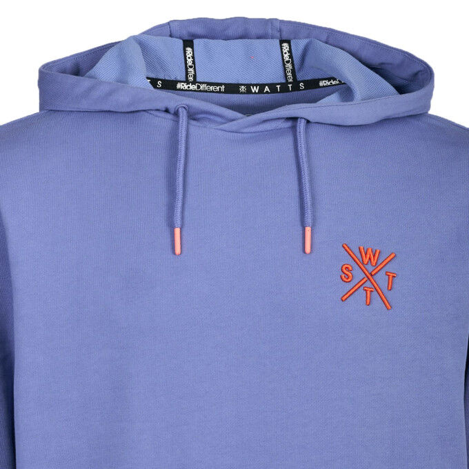 Watts Sprays Herren-Kapuzenpullover – Blue Denim: Komfort und urbaner Stil