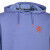 Sweat à capuche Homme Watts Sprays - Blue Denim : confort et style urbain