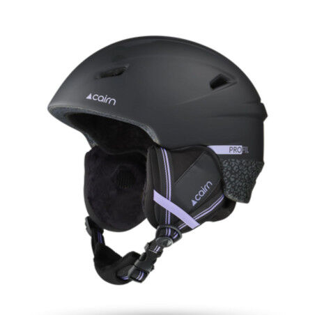 CAIRN Electron Graphic Ski Helmet - MATT BLACK LEOPARD