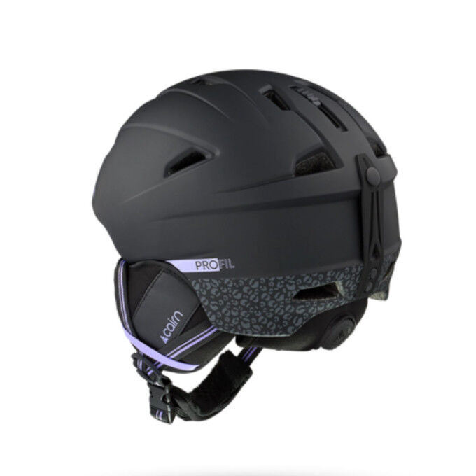 Casque de ski CAIRN Electron Graphic - MAT BLACK LEOPARD