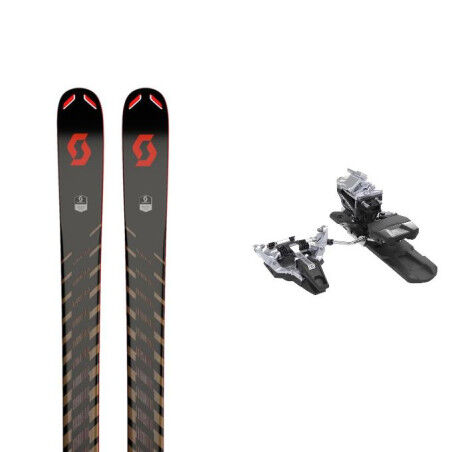 Pack de esquís Scott SUPERGUIDE 88 + fijación : Color - Negro, Talla de esquí - 173