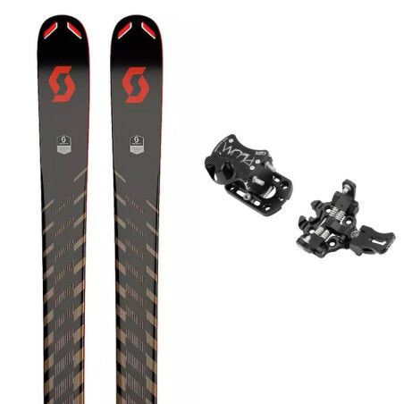 Set da sci da alpinismo Scott SUPERGUIDE 88 B + attacchi : Colore - Nero, Dimensioni dello sci - 178