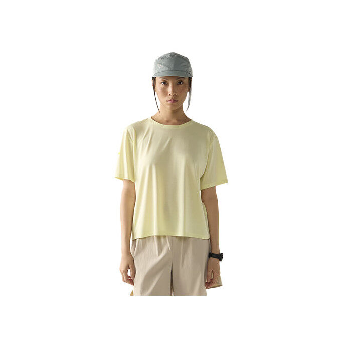 Camiseta Haglöfs L.I.M Delta Crop – Transpirable y ligera para mujer | Polartec® Delta™