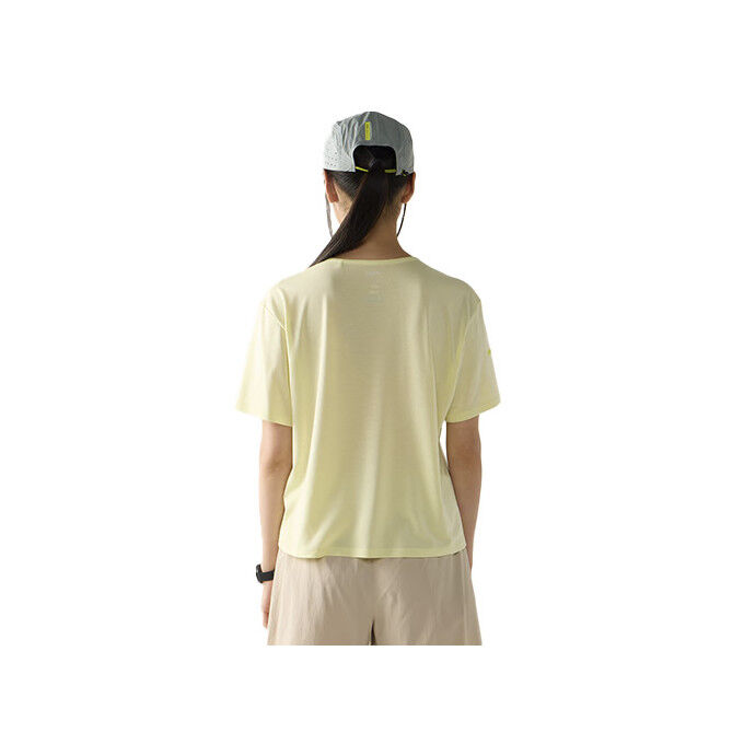 T-shirt Haglöfs L.I.M Delta Crop – Respirant et léger pour femme | Polartec® Delta™