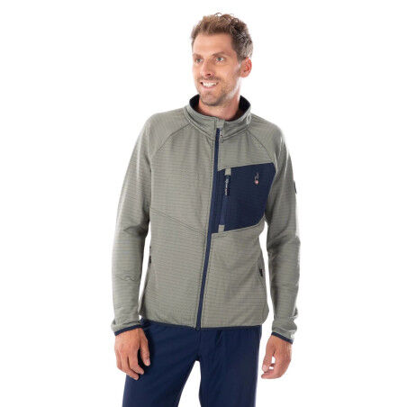 Veste polaire Homme Aulp Bilto Lichen : chaleur stretch et confort actif